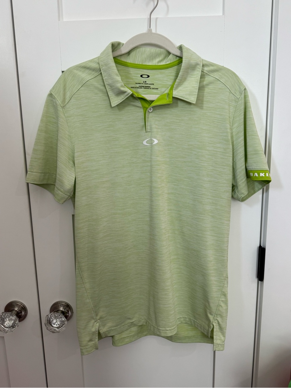 Oakley Men's Gravity Polo in Lime size L